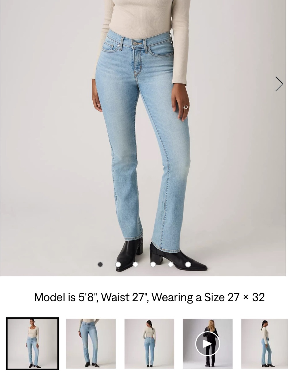 Levi's Light Blue Women's Bootcut Jeans
